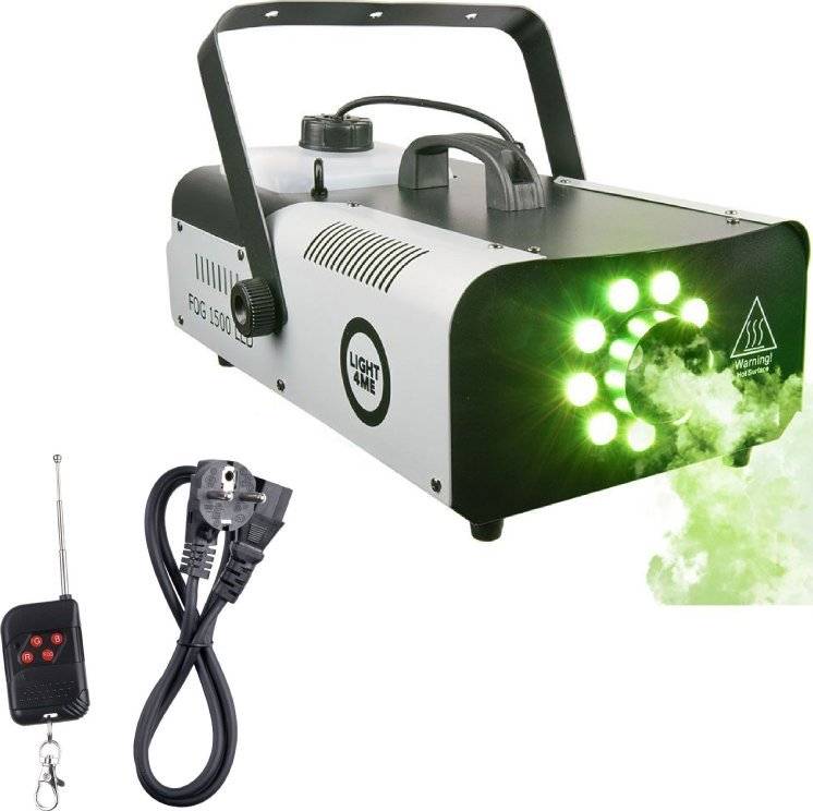 LIGHT4ME LIGHT4ME FOG 1500 LED wytwornica dymu mgły pilot