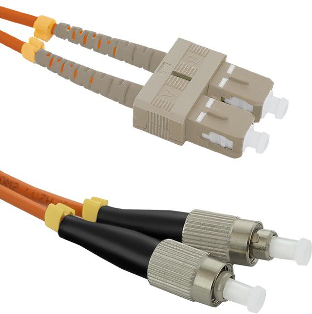 Qoltec Optic Patchcord SC/UPC - FC/UPC MM 50/125 OM2 3m (54049)