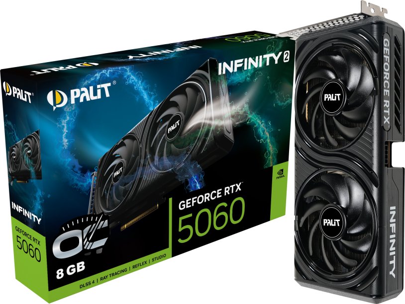 Karta graficzna XpertVision GeForce RTX 5060 Infinity 2 OC 8GB GDDR7 (NE75060V19P1-GB2063L)