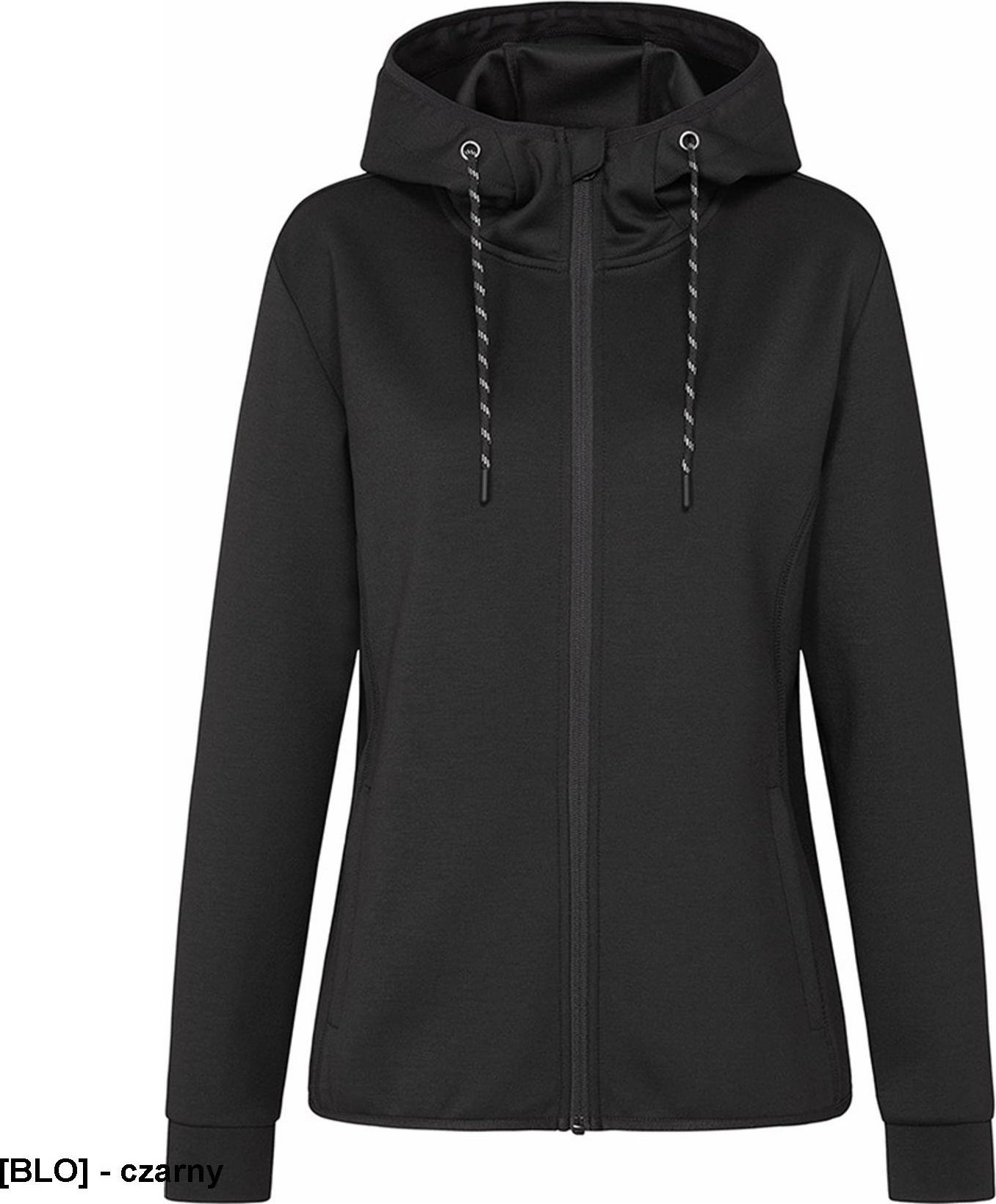 Stedman SST5940 - Rozpinana bluza SST5940 z kapturem dla kobiet - czarny S