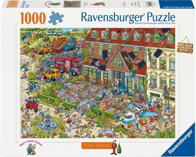 Ravensburger Puzzle Ray's Comic Series: Hotel 1000 elementów