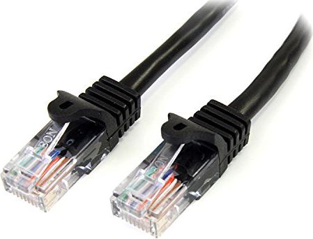 StarTech RJ-45/RJ-45 kat.5e U/UTP Czarny 5m (45PAT5MBK)