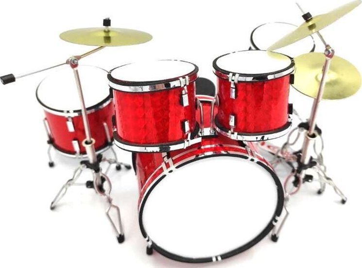 Giftdeco Mini perkusja czerwona MDR-0121, skala 1:5