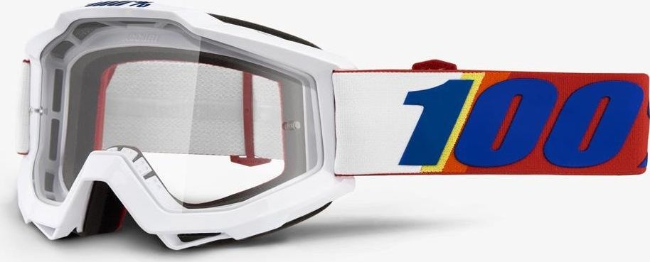 100% Gogle 100% ACCURI MINIMA (Szyba Przezroczysta Anti-Fog) (NEW)