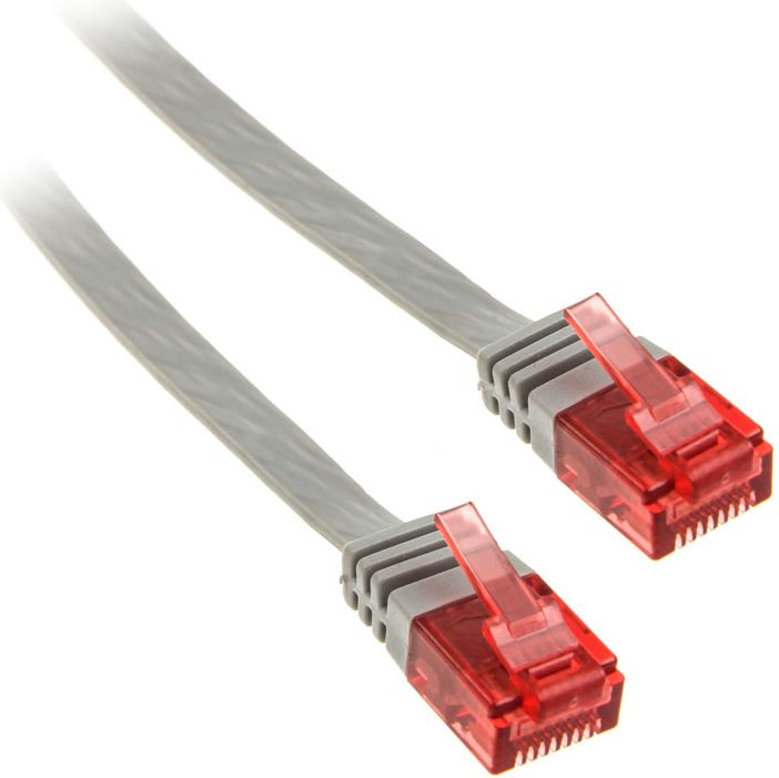 InLine 2m - kabel sieciowy U/UTP - 1000 Mbit - Cat.6 - RJ45 - szary (71602)