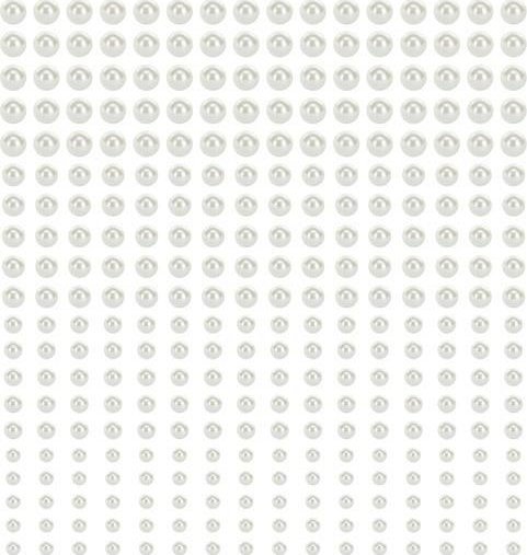 Naklejki perełki perłowy 440szt