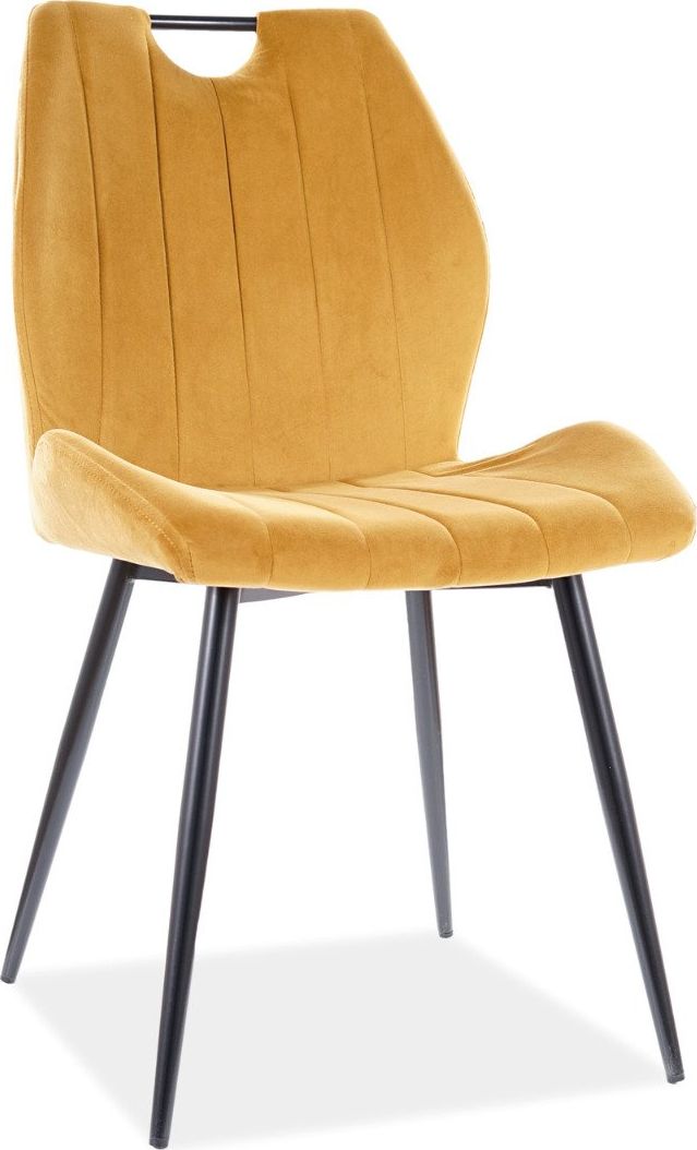 Signal Krzesło ARCO VELVET curry