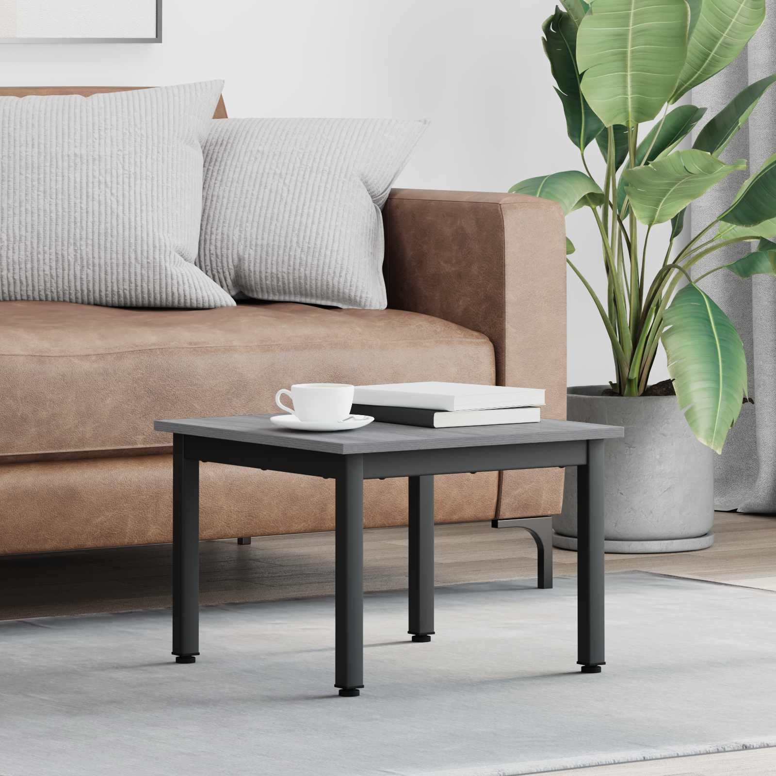 vidaXL Stolik kawowy Szary Sonoma 50 x 50 x 36 cm