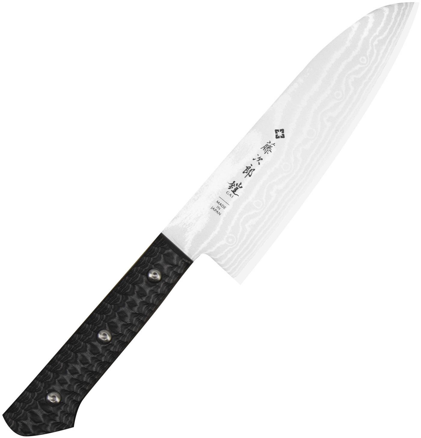 Tojiro Gai VG-10 Damascus Nóż Santoku 17 cm