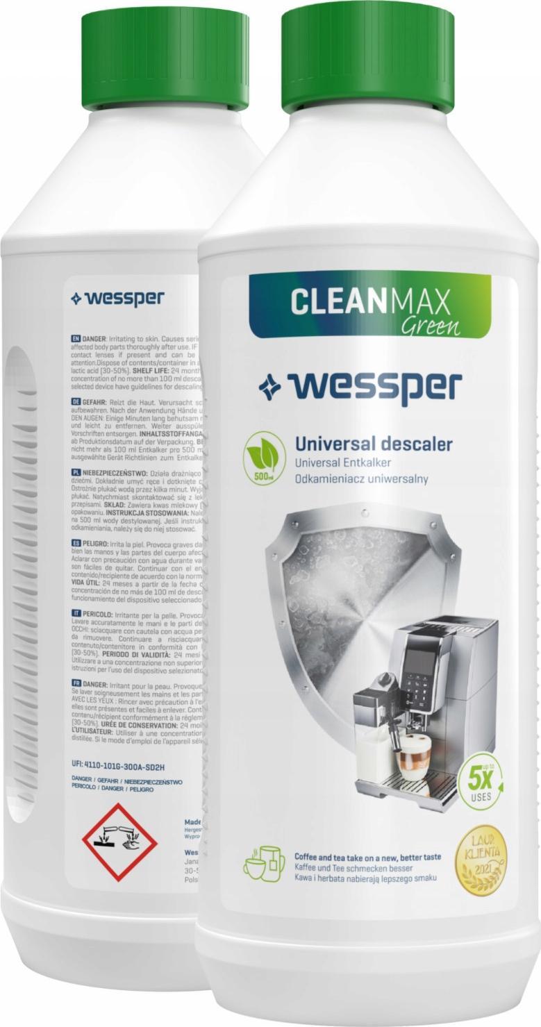 Wessper Cleanmax Green* - Odkamieniacz 0.5L