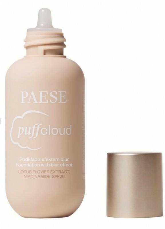 PAESE_Puff Cloud podkład z efektem blur SPF20 01 Light Beige 37ml