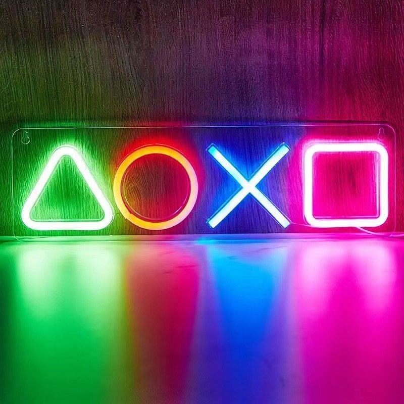 Lampka Playstation Ikons Light / Led / Neon / Duży 42cm * 12.5 cm