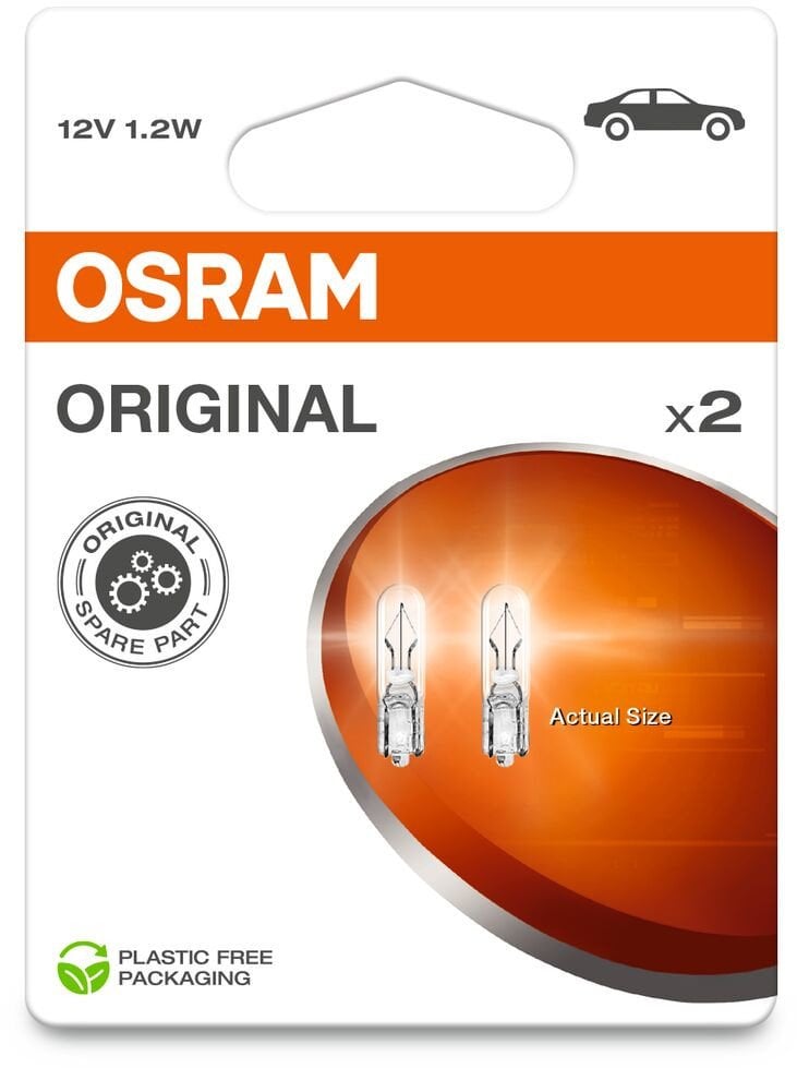 CAR LIGHT 2721-02B 1.2W 12V W2X4.6D