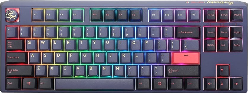 Klawiatura Ducky Ducky One 3 Cosmic Blue TKL Gaming Tastatur, RGB LED - MX-Red