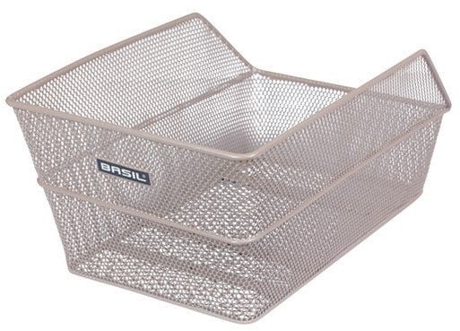 Kosz na tylny bagażnik BASIL CENTO Basil Cento, stalowy, o gęstych oczkach, montaż na stałe na bagażniku (wraz z materiałem mocującym), skośna, stabil