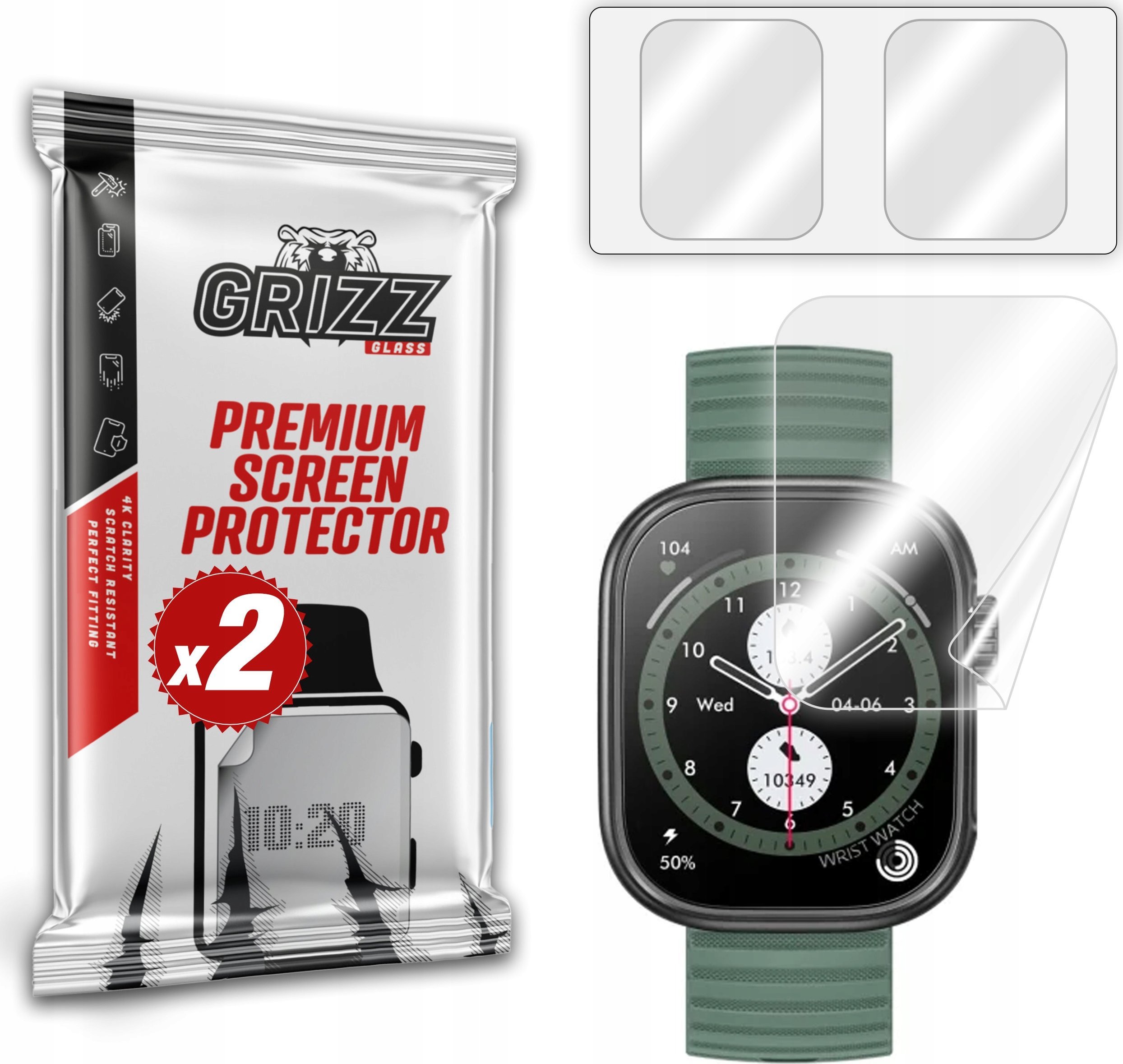 GrizzGlass Folia ceramiczna GrizzGlass CeramicFilm do MyPhone Watch Tool