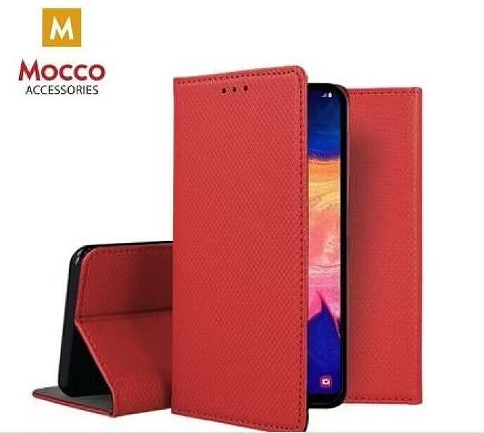 Mocco Smart Magnet Book Case For Samsung Galaxy S21 FE 5G Red