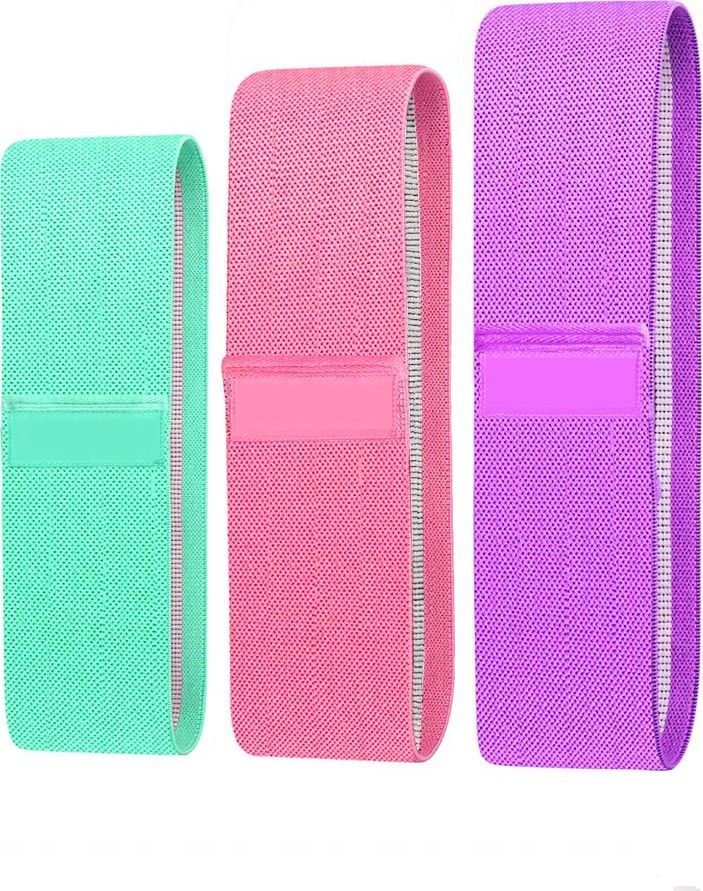 Gline Hip Band HBS3 różne poziomy oporu w zestawie wielokolorowy 3 szt.