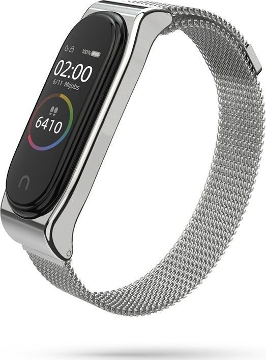 Tech-Protect BRANSOLETA TECH-PROTECT MILANESEBAND DO XIAOMI MI BAND 3/4 SILVER
