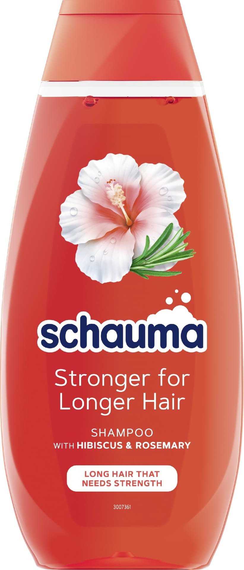 SCHAUMA Stronger for Longer Hair Szampon do włosów długich i osłabionych - Hibiscus & Rosemary 400 ml
