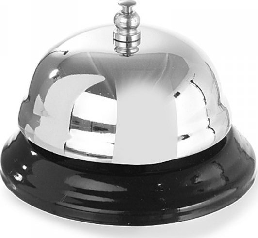 Hendi Dzwonek hotelowy na recepcję stalowy śr. 85mm - Hendi 595008