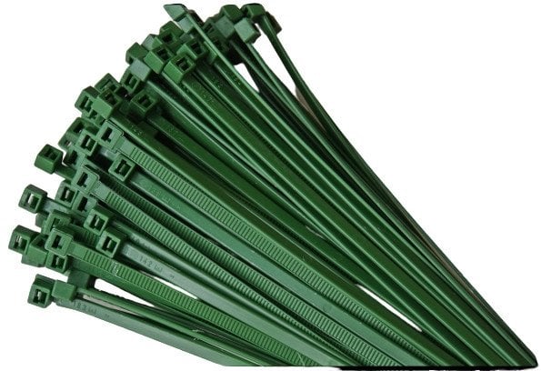 CABLE TIES 140X3.5 ELMATIC GREEN 100PCS