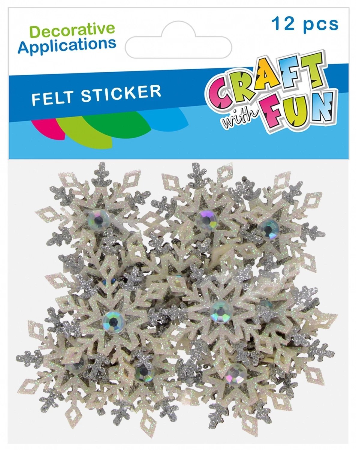 OZDOBA BN PLATEK SNIEGU FILC SPRZYL 12SZ CF12/28