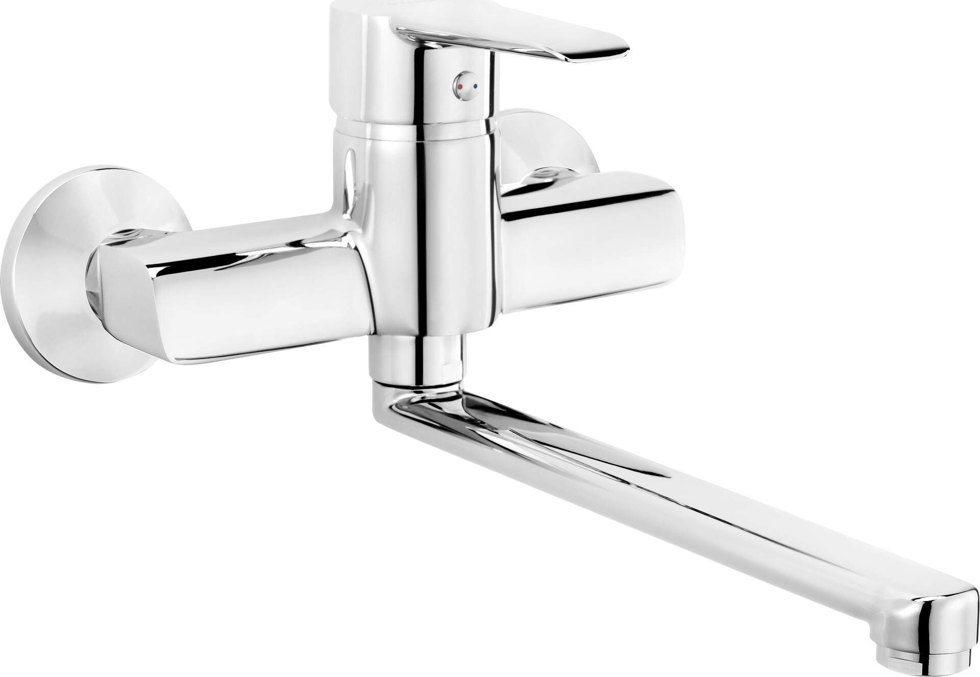 Bateria kuchenna Deante Corio ścienna chrom (BFC 080M)