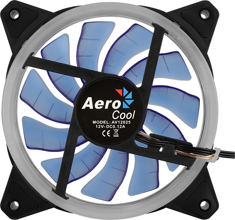 Wentylator Aerocool REV Blue 120mm (AEROREV-120BLUE-LED)
