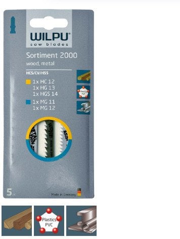 JIG SAW BLADES 5 PCS.