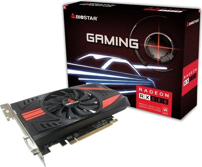 Karta graficzna Biostar Radeon RX 560 Gaming OC 4GB GDDR5 (VA5615RF41-TBE1A-BS2)