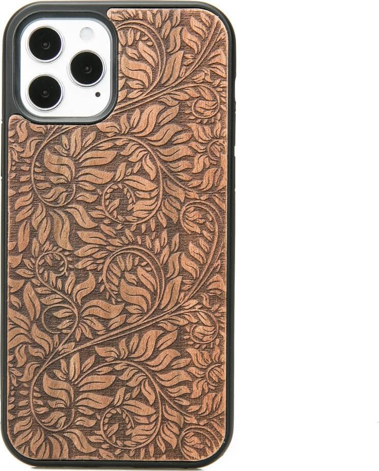 BeWood Drewniane Etui iPhone 12 / 12 Pro LIŚCIE JABŁOŃ