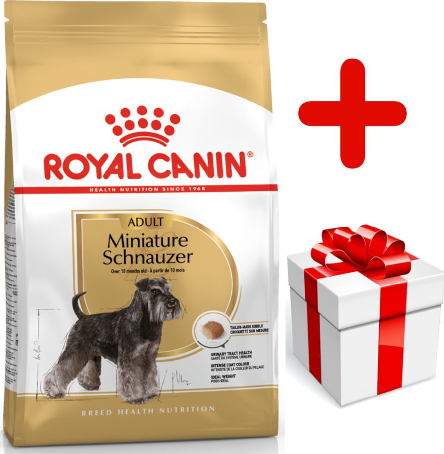 Royal Canin ROYAL CANIN Miniature Schnauzer Adult 7,5kg karma sucha dla psów dorosłych rasy schnauzer miniaturowy + niespodzianka dla psa GRATIS!