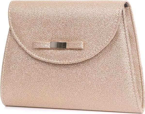 Solome ZŁOTA KOPERTÓWKA TOREBKA DAMSKA SOLOME D5 LAKIER