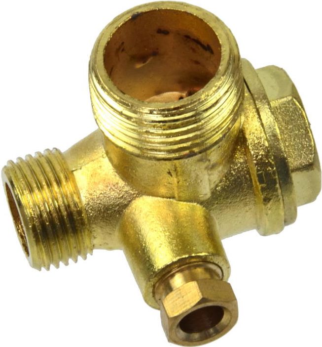 Geko zawór zwrotny kompresora 1/2"x3/8x1/4" (G80308)
