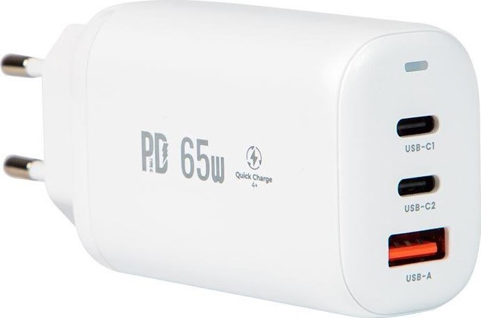 Ładowarka Blow Ładowarka sieciowa gniazdo USB+USB-Cx2 65W