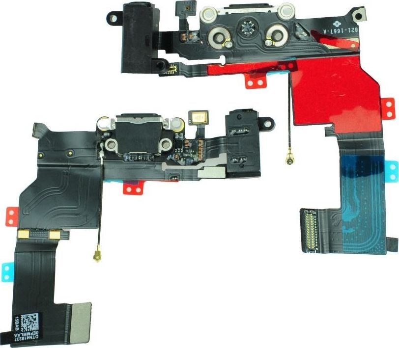 Partner Tele.com Taśma do IPHONE 5S ze złączem ładowania czarny