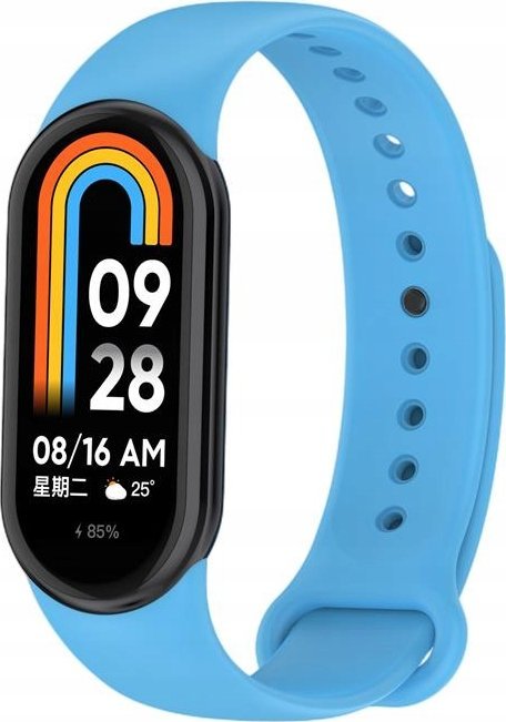 Hello Case PASEK SILIKONOWY DO OPASKI SPORTOWEJ XIAOMI MI BAND 8 NIEBIESKI