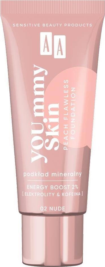 AA YOU.mmy Skin Peach Flawless Foundation podkład mineralny 02 Nude 30ml