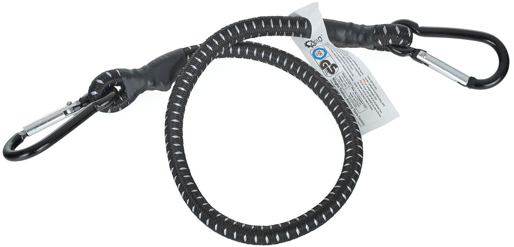 Guma transportowa do mocowania bagażu + karabińczyki 10mm x 60cm (60/120)