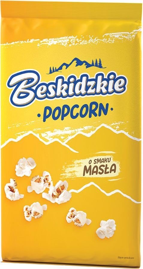 Beskidzkie Beskidzkie Popcorn o smaku masła 90 g
