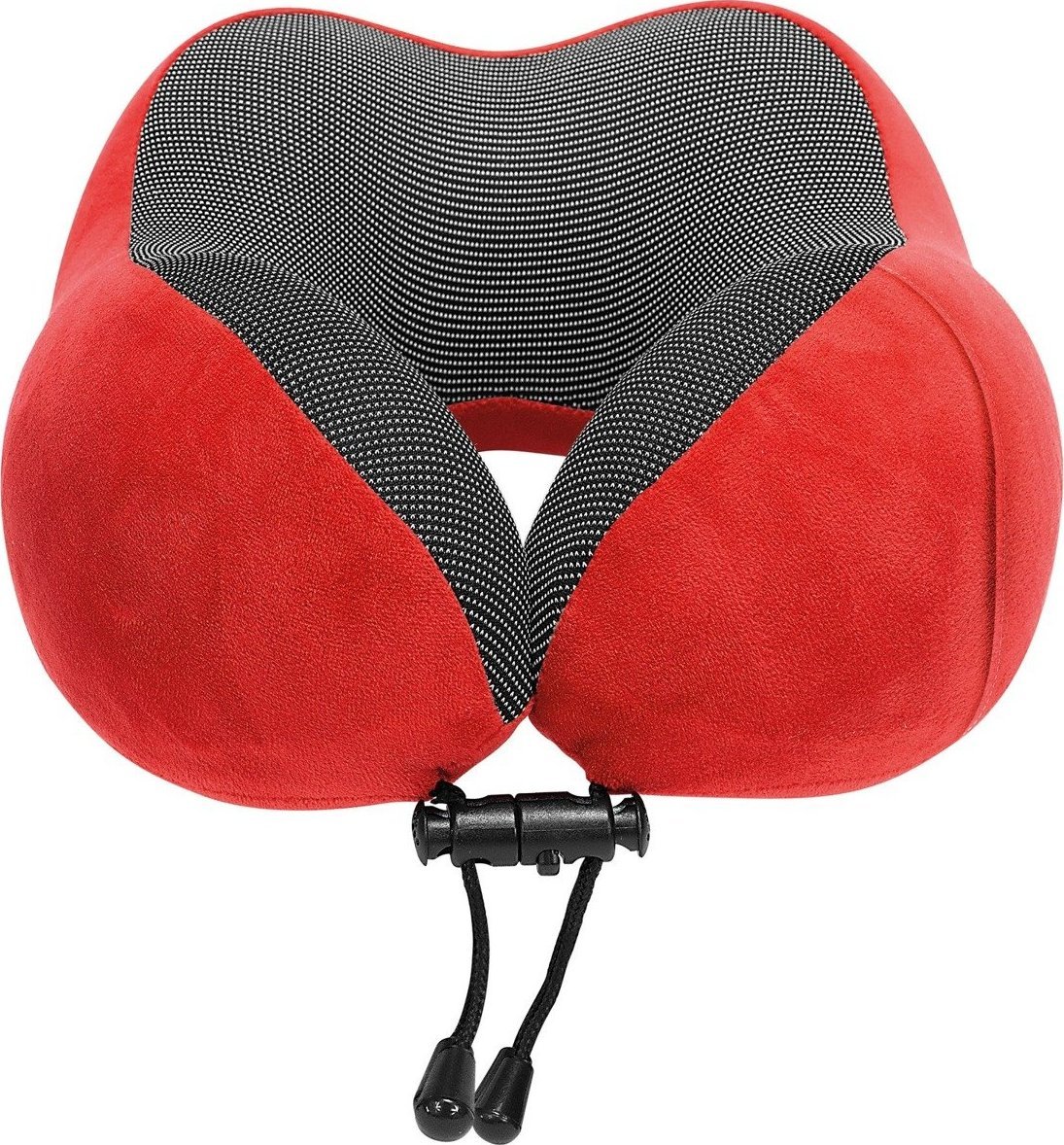 Red Bird Poduszka podróżna/pianka memory + zatyczki + opaska - czerwona