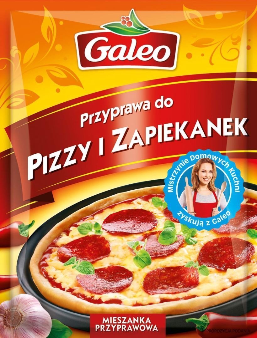 Galeo Galeo Przyprawa do pizzy i zapiekanek 12 g