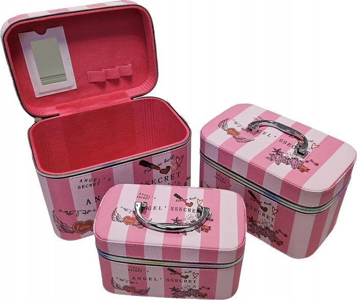 ExtraLink EXTRALINK LIFESTYLE KOSMETYCZKA DAMSKA ORGANIZER KUFEREK NA KOSMETYKI 3W1 245