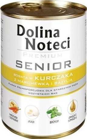 Dolina Noteci Dolina Noteci PREMIUM Senior Kurczak z marchewką i bazylią 6 x 400g