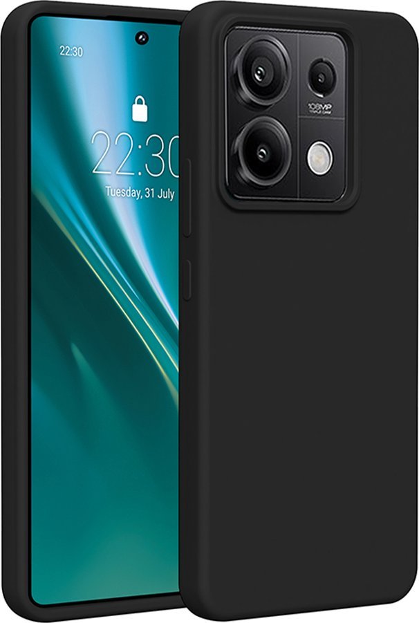 Etteri Nakładka Etteri Silicone Case do Xiaomi Redmi Note 13 Pro 5G czarna