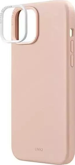 Uniq UNIQ etui Lino do iPhone 14 Plus 6,7" różowy/blush pink