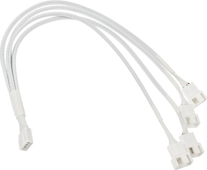 Kolink 1-4 PWM Lüfter Splitterkabel - 35cm, geflochten, weiß