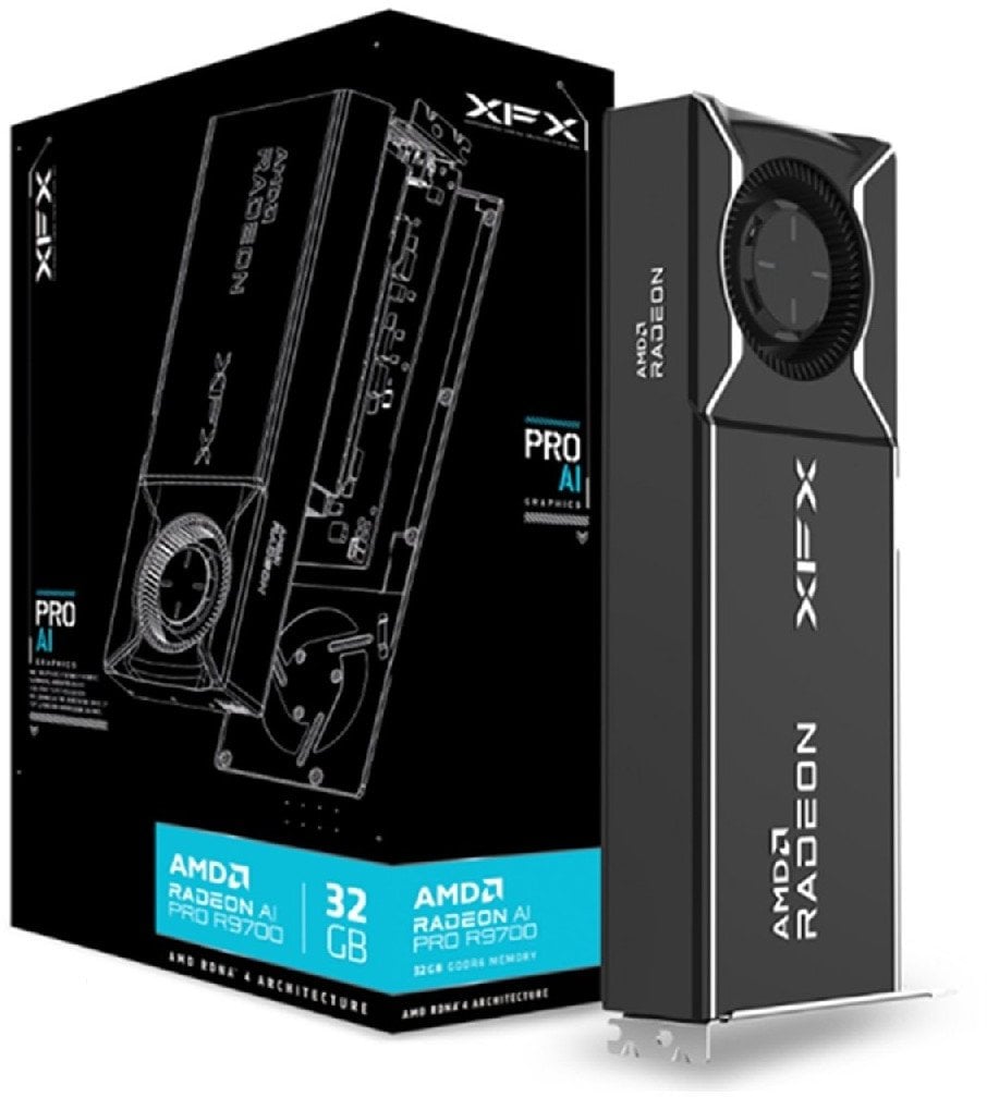 AI PRO 9700 32GB XFX Radeon Blower GDDR6