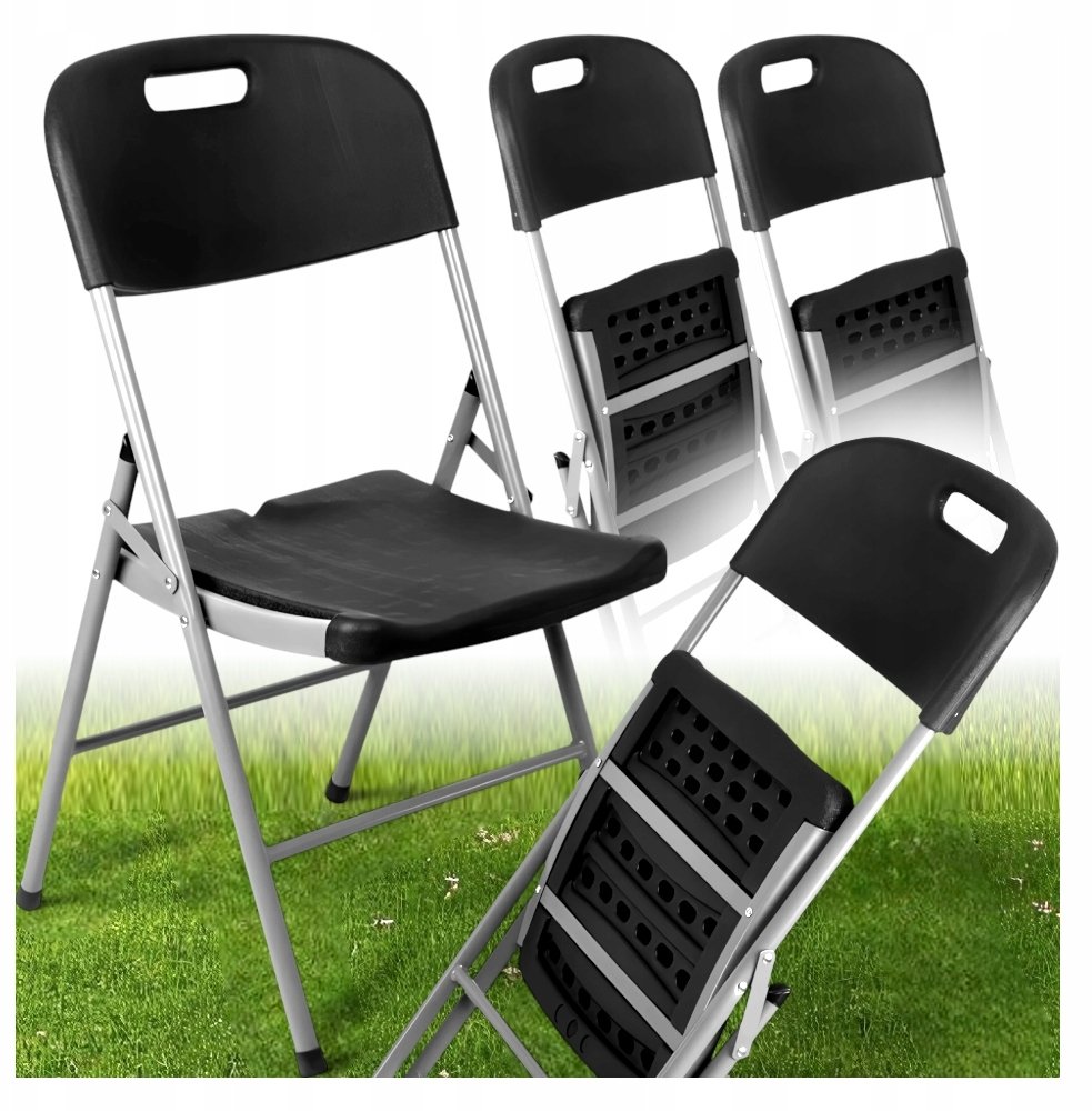 4x KRZESŁO CATERINGOWE CZARNE G496 KANZA